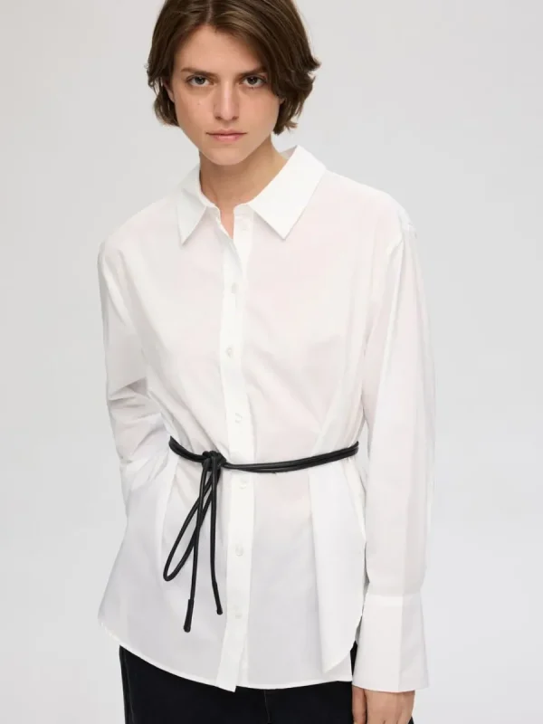 SELECTED 100% BOMULL SKJORTA White Best