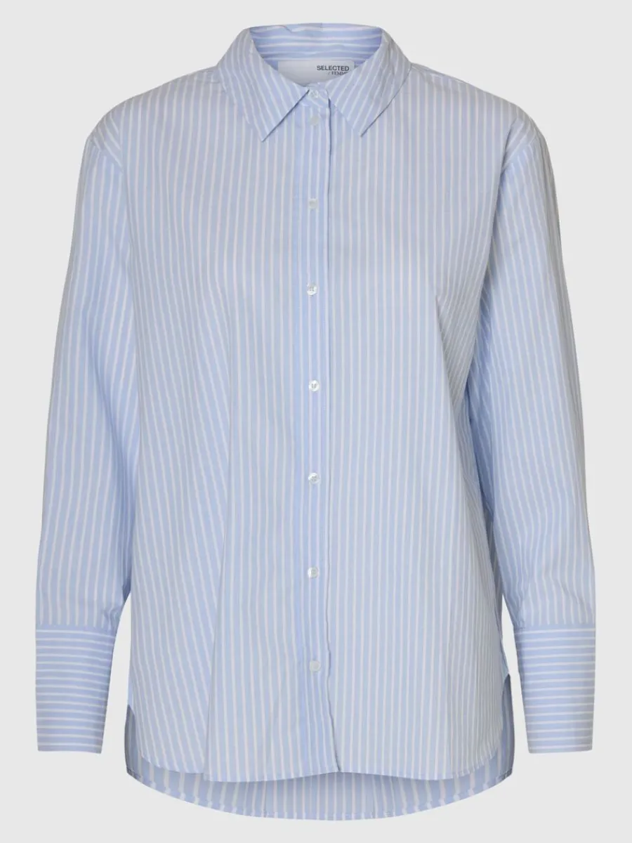 bomull_skjorta_5-2.webp SELECTED 100% BOMULL SKJORTA Blue Discount