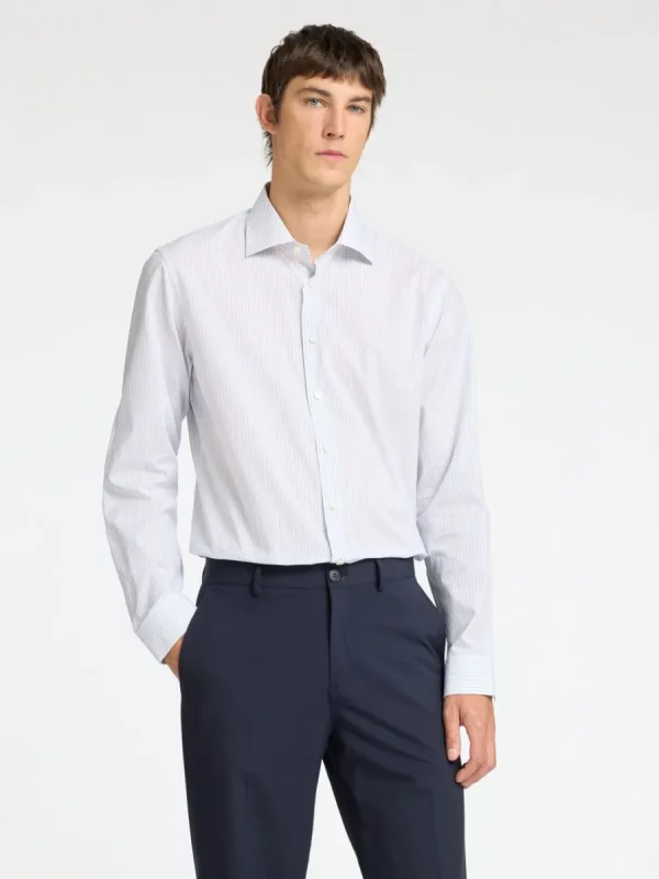 SELECTED 100% BOMULL SLIM FIT-SKJORTA White Flash Sale