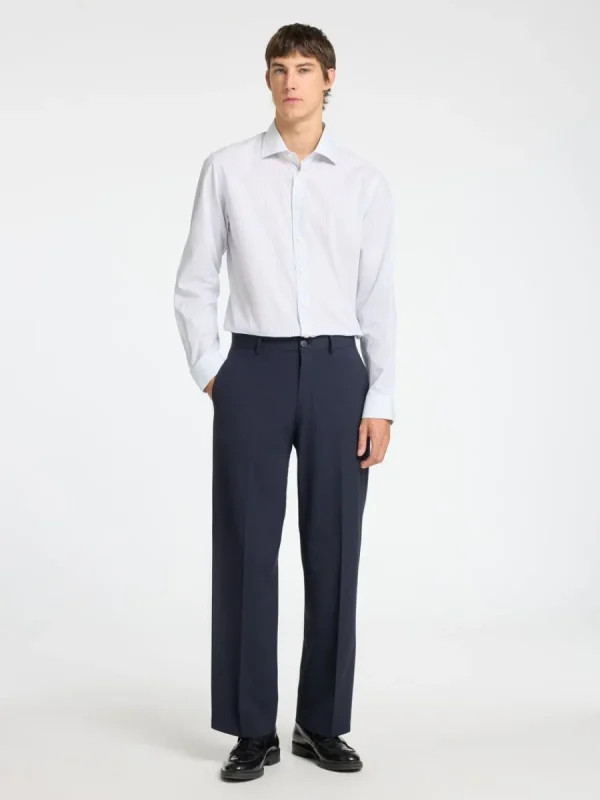 SELECTED 100% BOMULL SLIM FIT-SKJORTA White Flash Sale
