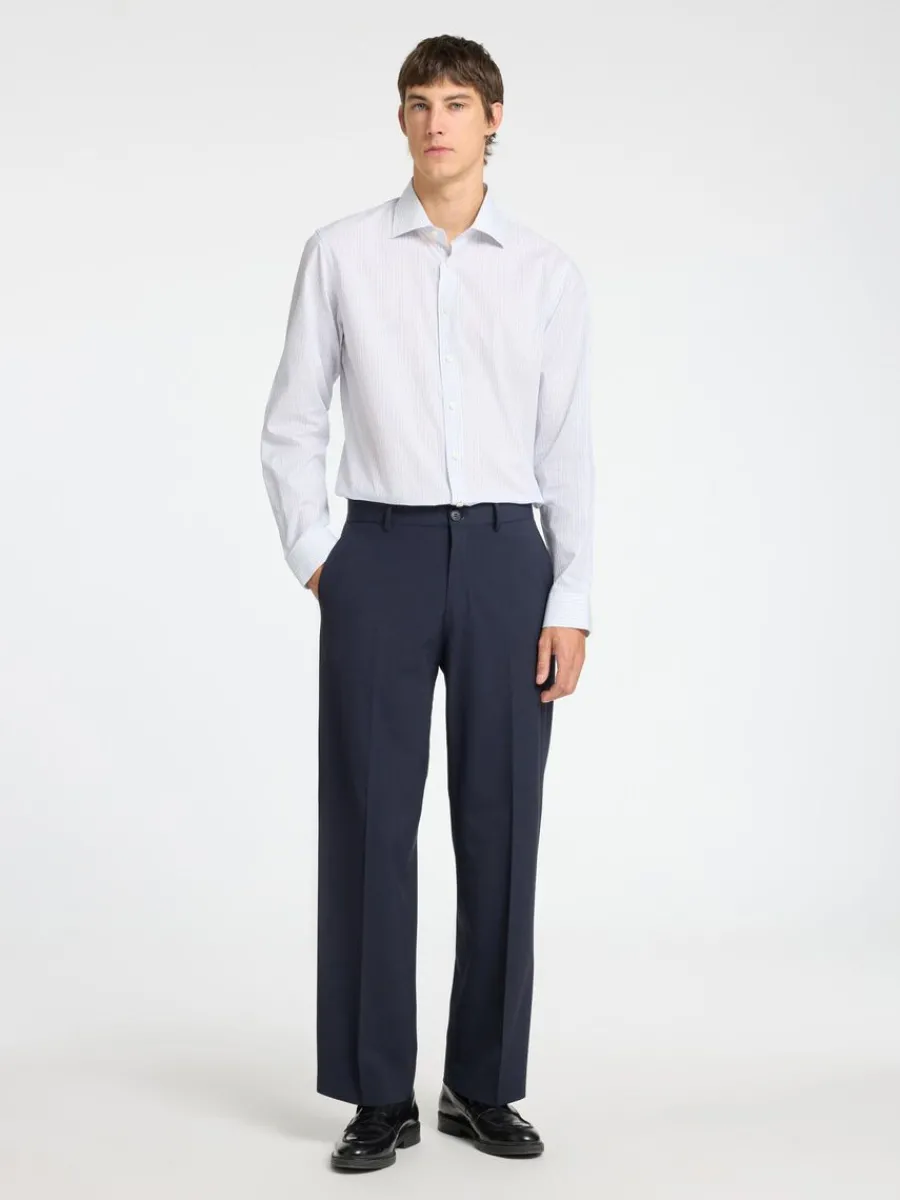 bomull_slim_fitskjorta_2-1.webp SELECTED 100% BOMULL SLIM FIT-SKJORTA White Flash Sale