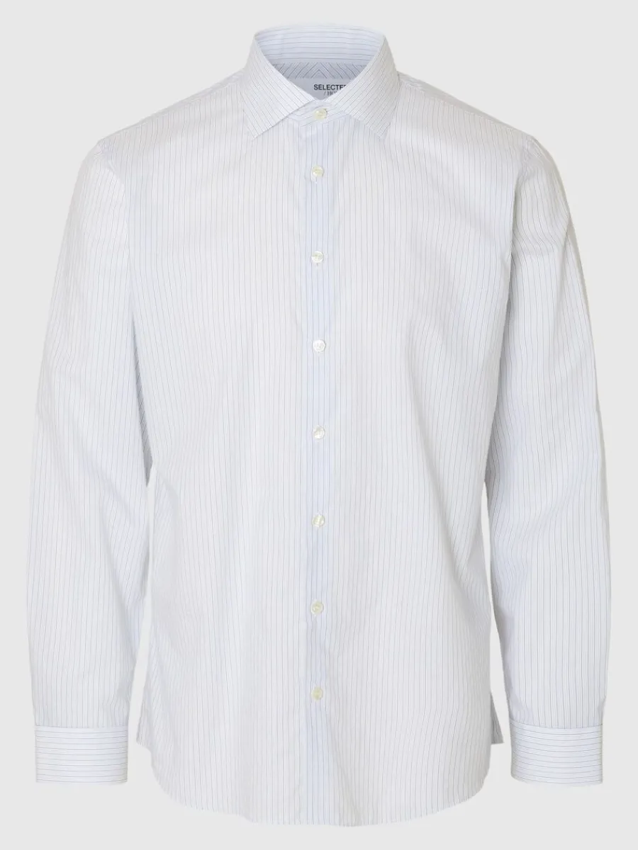 bomull_slim_fitskjorta_4-1.webp SELECTED 100% BOMULL SLIM FIT-SKJORTA White Flash Sale
