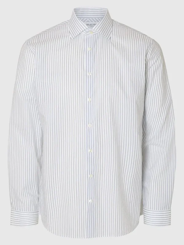 SELECTED 100% BOMULL SLIM FIT-SKJORTA White Best Sale