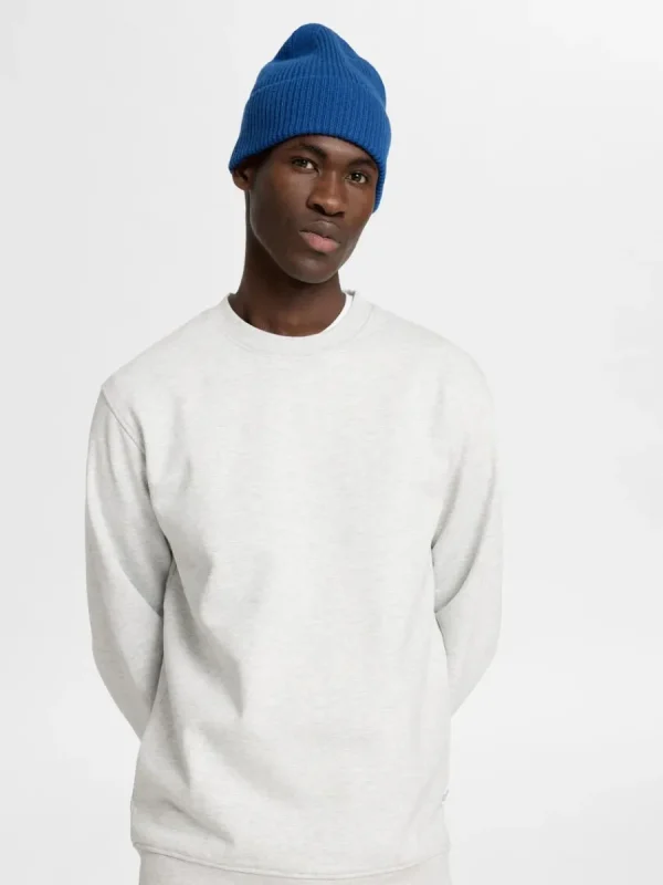 SELECTED 100% BOMULL SWEATSHIRT Grey Best Sale