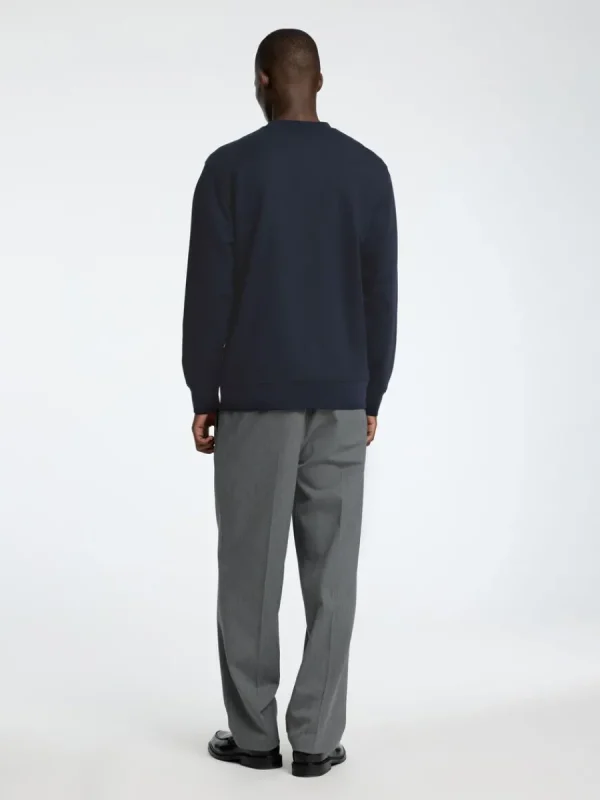 SELECTED 100% BOMULL SWEATSHIRT Blue Online