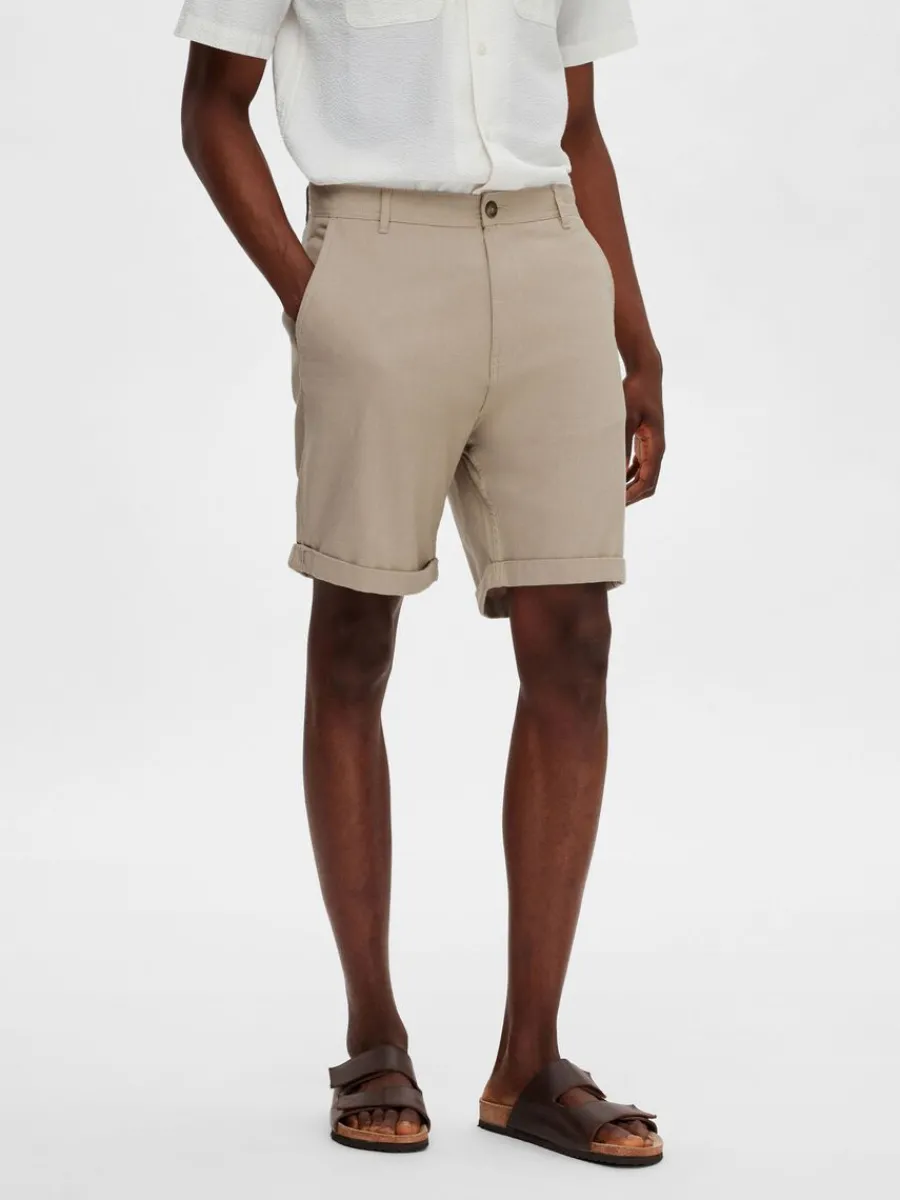 bomullssydd_chinoshorts_0-1.webp SELECTED BOMULLSSYDD CHINOSHORTS Beige Cheap