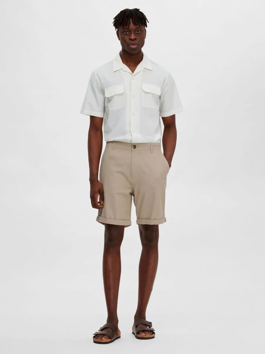 bomullssydd_chinoshorts_2-1.webp SELECTED BOMULLSSYDD CHINOSHORTS Beige Cheap