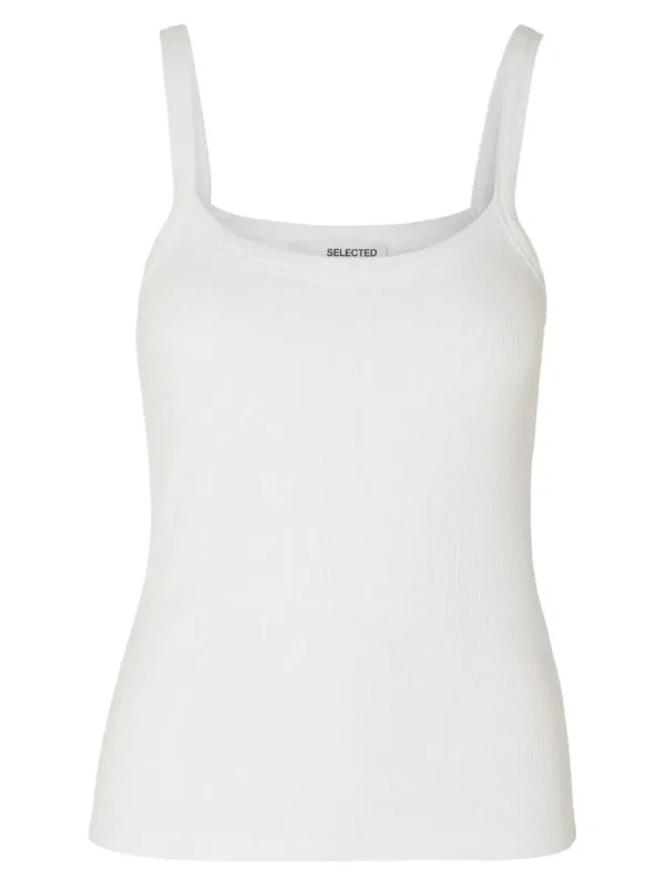 SELECTED BOMULLSSYDD LINNE White Discount