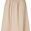 SELECTED BOMULLSSYDD MIDIKJOL Beige Cheap