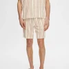 SELECTED BOMULLSSYDD SHORTS Beige Discount