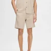 SELECTED BOMULLSSYDD SHORTS Beige Shop