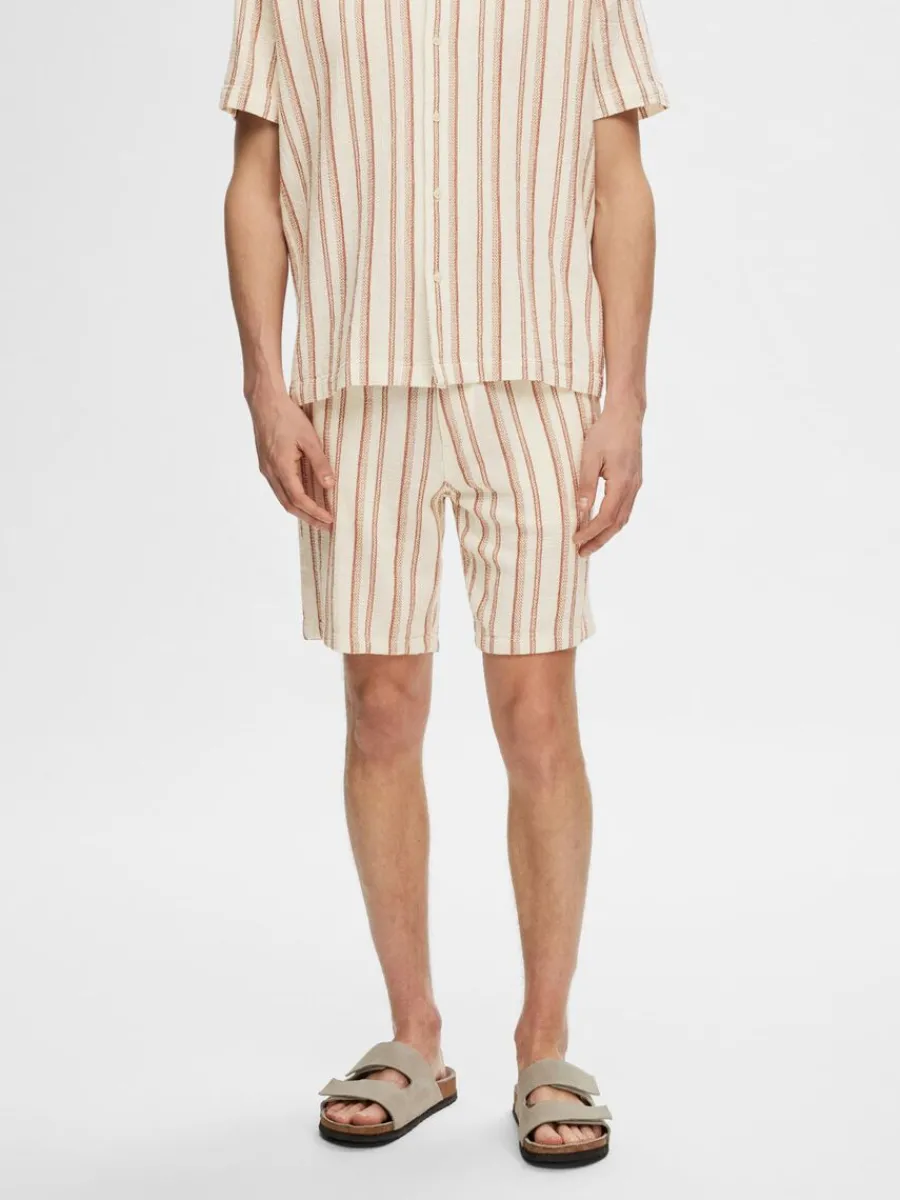 bomullssydd_shorts_0.webp SELECTED BOMULLSSYDD SHORTS Beige Discount