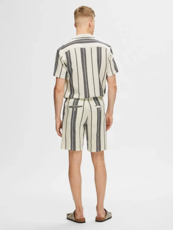 SELECTED BOMULLSSYDD SHORTS White Sale