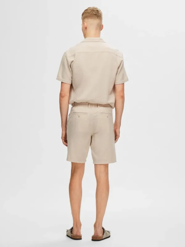 SELECTED BOMULLSSYDD SHORTS Beige Shop