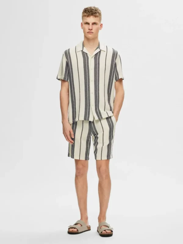SELECTED BOMULLSSYDD SHORTS White Sale