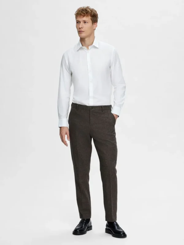 SELECTED BOMULLSSYDD SKJORTA White Cheap