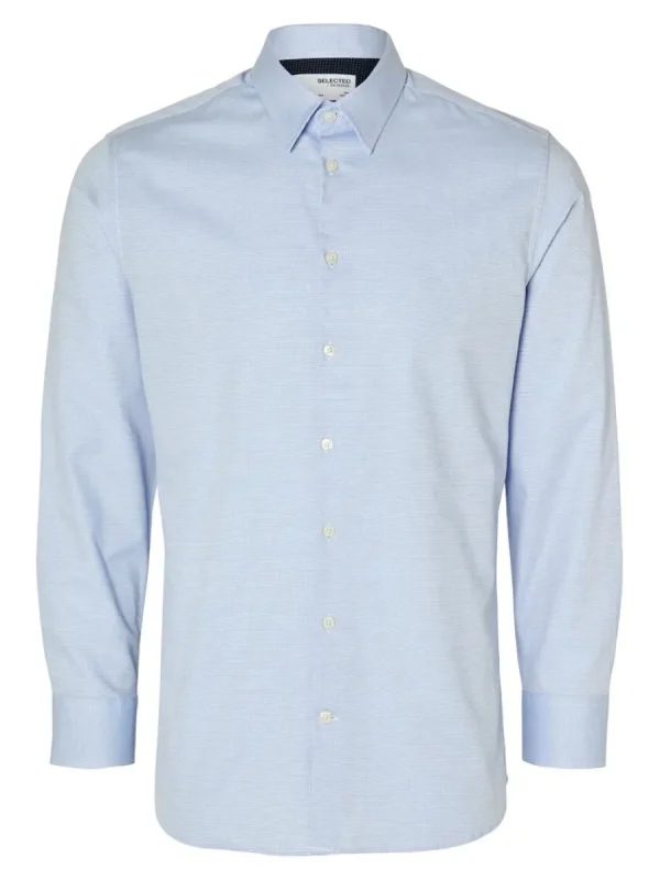 SELECTED BOMULLSSYDD SKJORTA Blue New