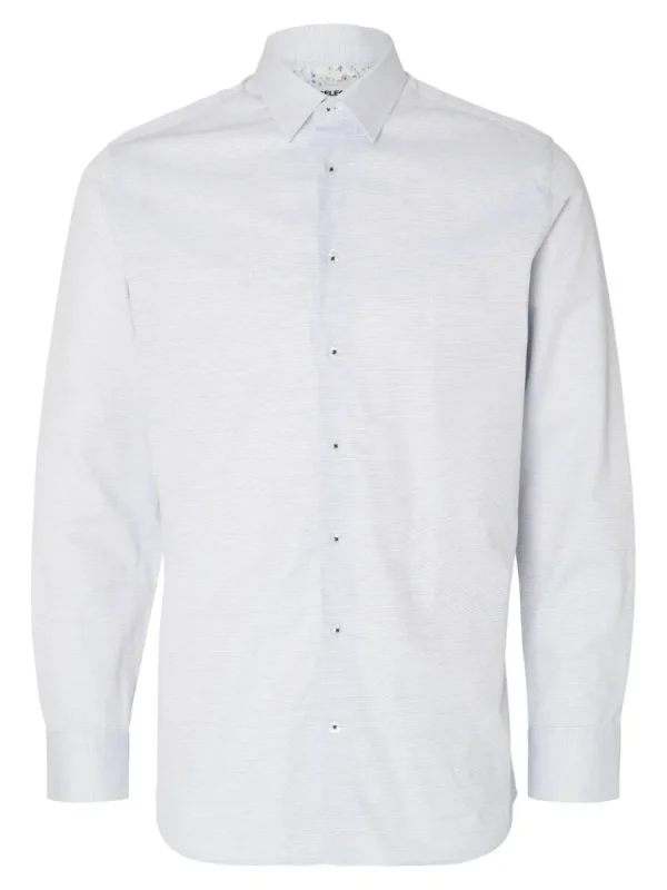SELECTED BOMULLSSYDD SKJORTA White Flash Sale