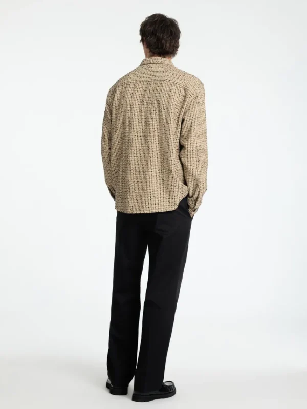 SELECTED BOXY FIT BOUCLÉ ÖVERSKJORTA Brown Outlet