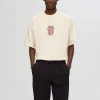 SELECTED BOXY FIT T-SHIRT Beige Fashion