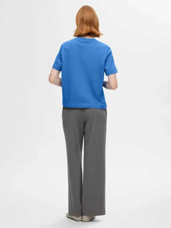 SELECTED BOXY T-SHIRT Blue Sale