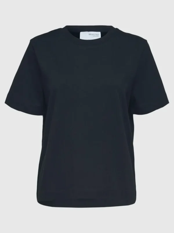 SELECTED BOXY T-SHIRT Blue New