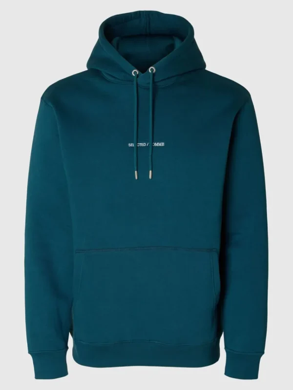 SELECTED BRODYRPRYDD HOODIE Blue Fashion