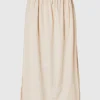 SELECTED BRODYRPRYDD MAXIKJOL Beige Hot