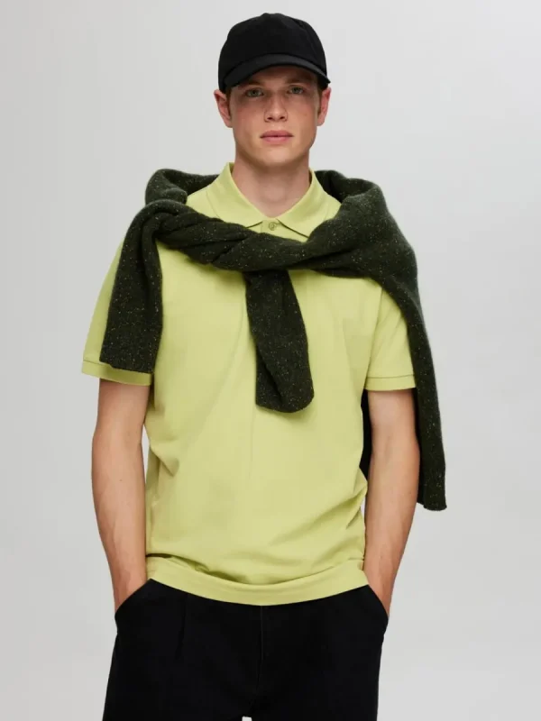 SELECTED BRODYRPRYDD PIKÉTRÖJA Green Fashion