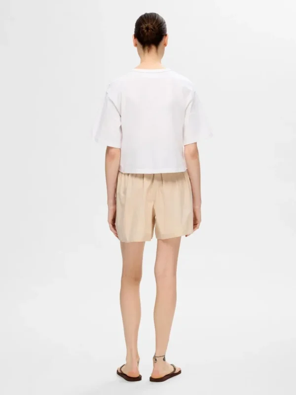 SELECTED BRODYRPRYDD SHORTS Beige Store
