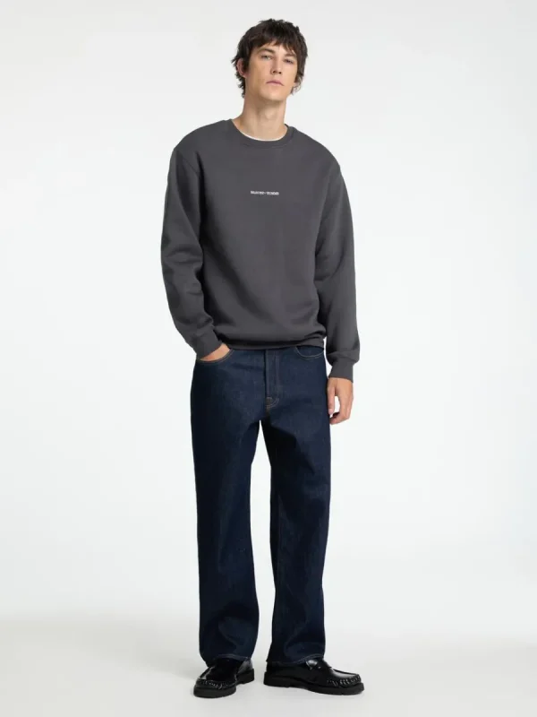 SELECTED BRODYRPRYDD SWEATSHIRT Grey Cheap