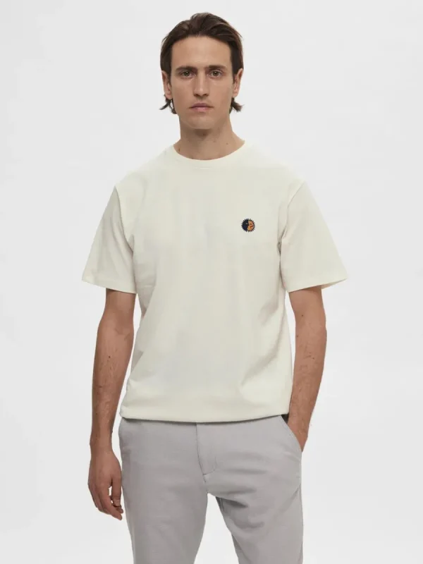 SELECTED BRODYRPRYDD T-SHIRT White Online