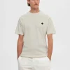 SELECTED BRODYRPRYDD T-SHIRT White Cheap