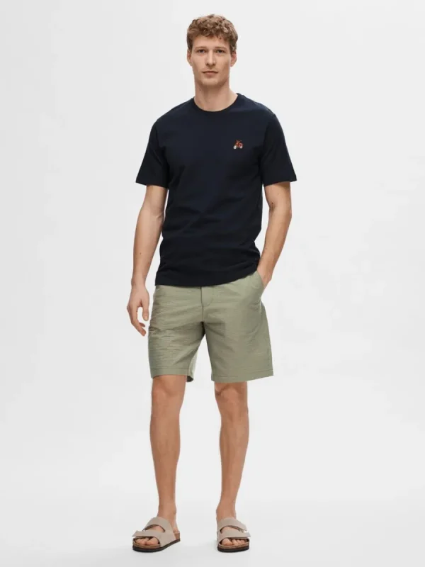 SELECTED BRODYRPRYDD T-SHIRT Blue Fashion