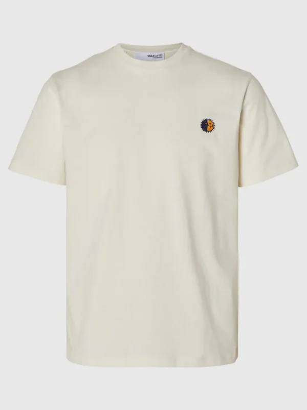 SELECTED BRODYRPRYDD T-SHIRT White Online