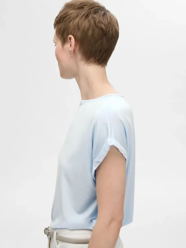 SELECTED BÅTRINGNING T-SHIRT Blue Flash Sale