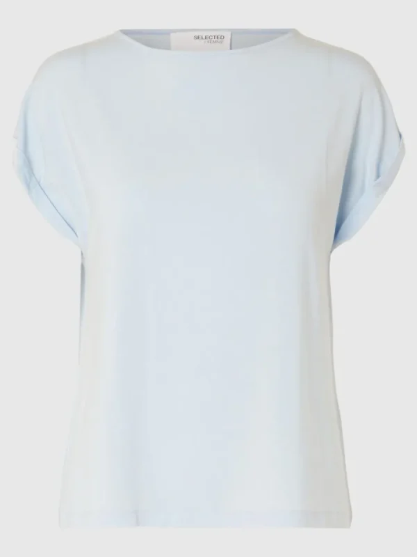 SELECTED BÅTRINGNING T-SHIRT Blue Flash Sale