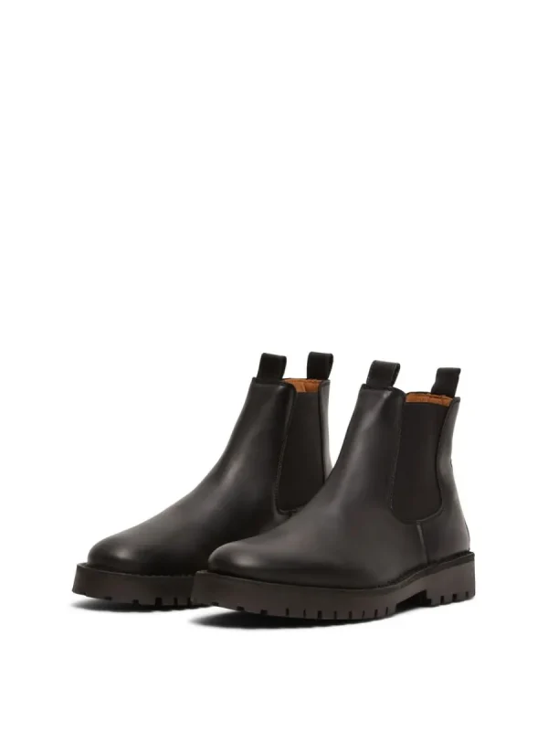 SELECTED CHELSEA LÄDERSYDDA STÖVLAR Brown Hot