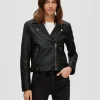 SELECTED CLASSIC LÄDERJACKA Black New