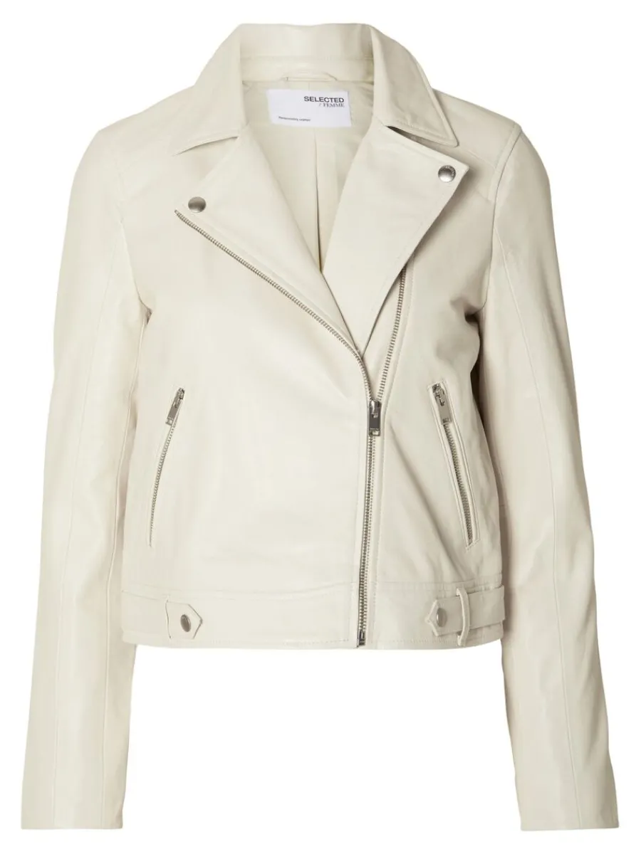 classic_lderjacka_5-1.webp SELECTED CLASSIC LÄDERJACKA White Cheap