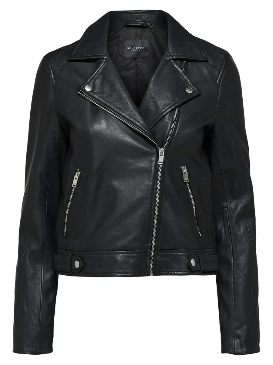 classic_lderjacka_5.webp SELECTED CLASSIC LÄDERJACKA Black New