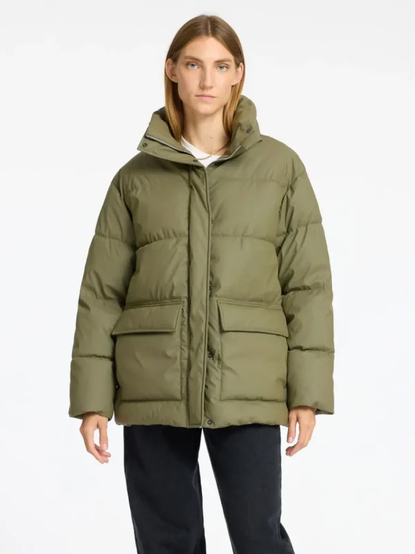SELECTED COATED VADDERAD JACKA Green Fashion