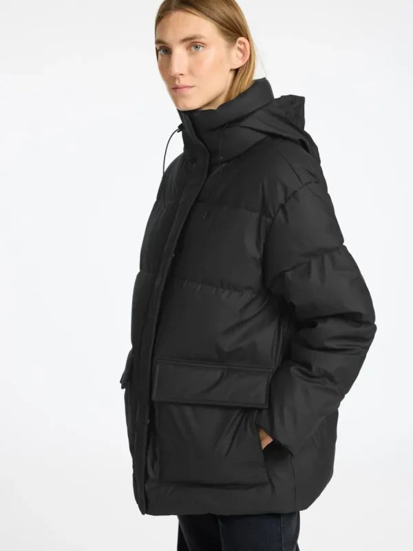 SELECTED COATED VADDERAD JACKA Black Outlet