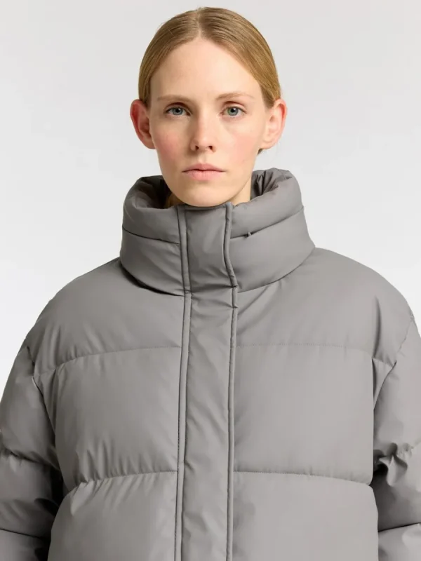 SELECTED COATED VADDERAD JACKA Grey Cheap