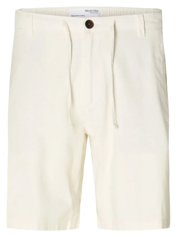 SELECTED COMFORT FIT SHORTS White Best Sale