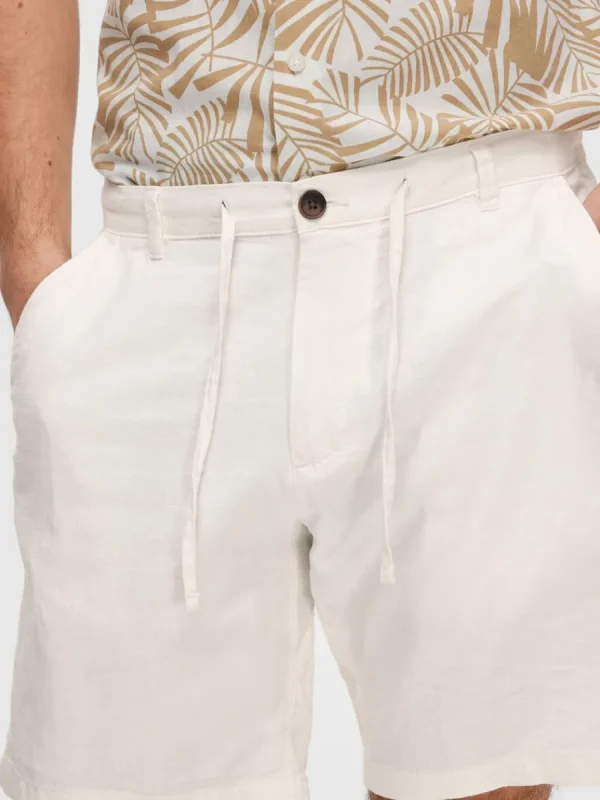 SELECTED COMFORT FIT SHORTS White Best Sale