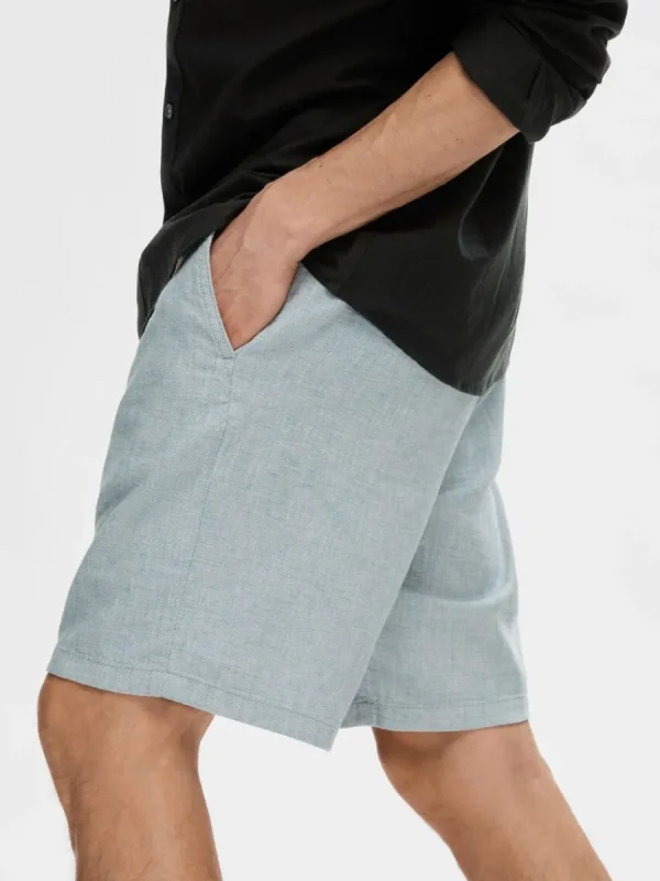 SELECTED COMFORT FIT SHORTS Blue Outlet