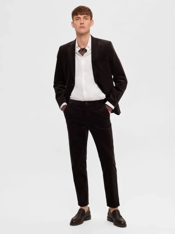 SELECTED CORDUROY BYXOR Brown Fashion