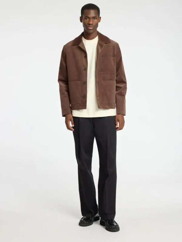 SELECTED CORDUROY KAVAJ Brown New