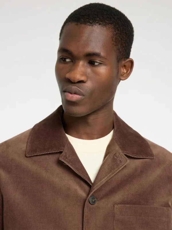 SELECTED CORDUROY KAVAJ Brown New
